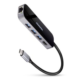 AXAGON HMC-6GL USB Hub, 3x USB 3.0, 1x RJ-45, 1x HDMI : image 1