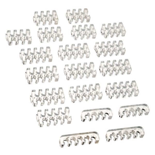 Silverstone SST-PP09, cable comb set, transparent