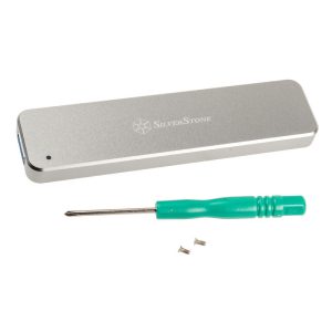 Silverstone SST-MS09S, M.2 SSD to USB-A 3.1 housing, silver