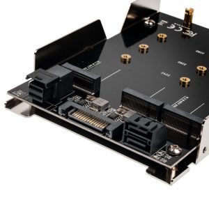 Silverstone SST-SDP12 - 3.5 inch for 2x M.2 SATA and 1x M.2 NVMe SSD Mounting Adapter Bracket