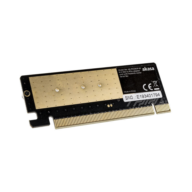 Akasa M.2 PCIe adapter with cooler - black : image 5
