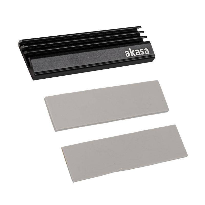 Akasa M.2 PCIe adapter with cooler - black : image 4