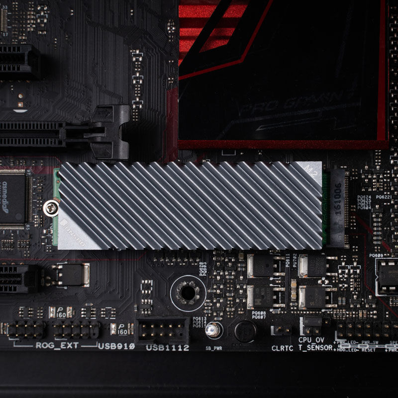 Jonsbo M.2-3 M.2 SSD passive cooler - gray