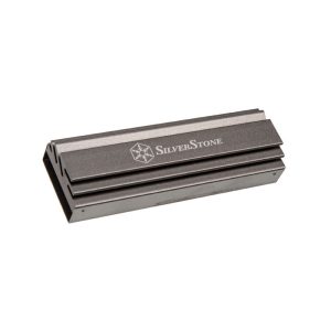 Silverstone TP04 M.2 passive cooler, aluminum - silver