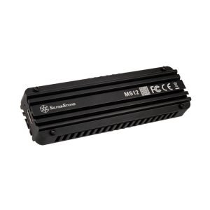 Silverstone MS12 M.2 SSD enclosure, USB 3.2 - black