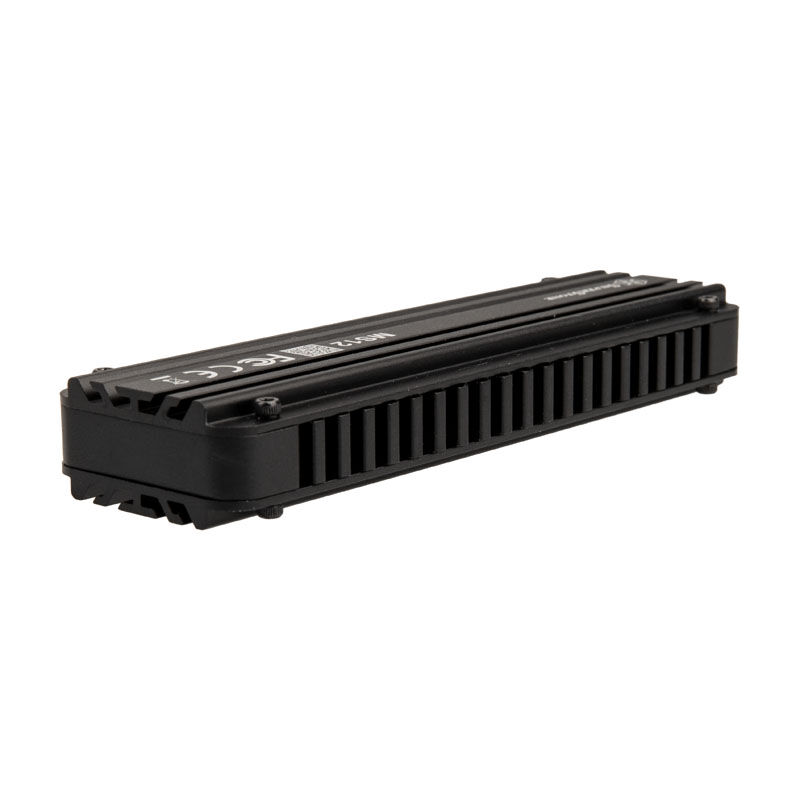 Silverstone MS12 M.2 SSD enclosure, USB 3.2 - black