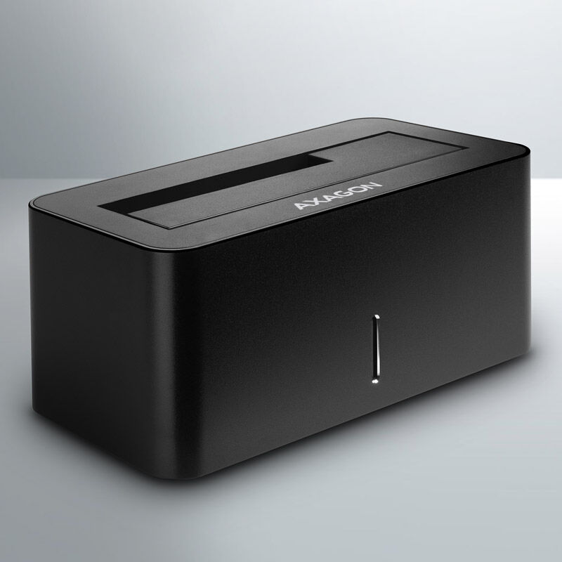 AXAGON ADSA-SN docking station, USB 3.0, 1x 2.5 / 3.5 SSD / HDD, SATA 6 - black