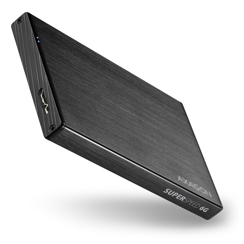 AXAGON EE25-XA6 external 2.5 housing, USB3.0 / SATA 6G, aluminum - black
