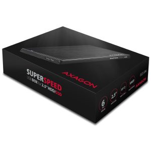 AXAGON EE25-XA6 external 2.5 housing, USB3.0 / SATA 6G, aluminum - black