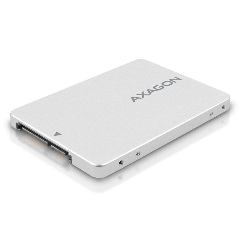 AXAGON RSS-M2SD housing for M.2 SATA SSDs up to 2280 - aluminum, silver : image 2