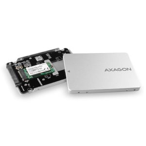 AXAGON RSS-M2SD housing for M.2 SATA SSDs up to 2280 - aluminum, silver : image 5