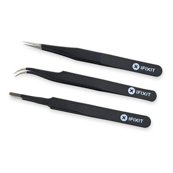 iFixit Precision Tweezer Set PRO – set of 3 precision tweezers