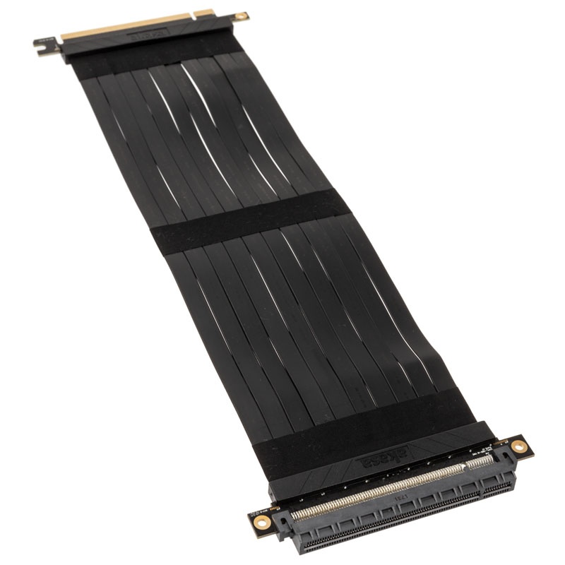 Akasa Riser Black X3, Premium PCIe 3.0 x 16 Riser Cable, 30cm - black ...