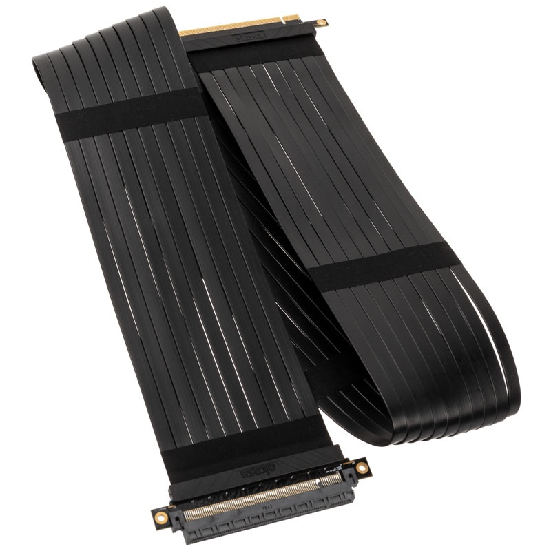 Akasa Riser Black XL, Premium PCIe 3.0 x 16 Riser Cable, 100cm - black ...