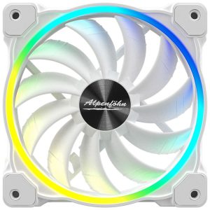 Alpenfohn 120mm Wing Boost 3 ARGB PWM Fan, Triple - White