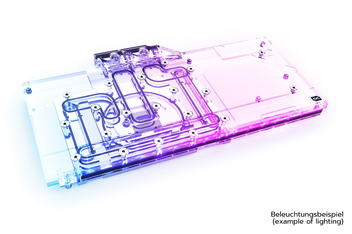 Alphacool Eisblock Aurora Acryl GPX-N RTX 3080/3090 FTW3 with Backplate