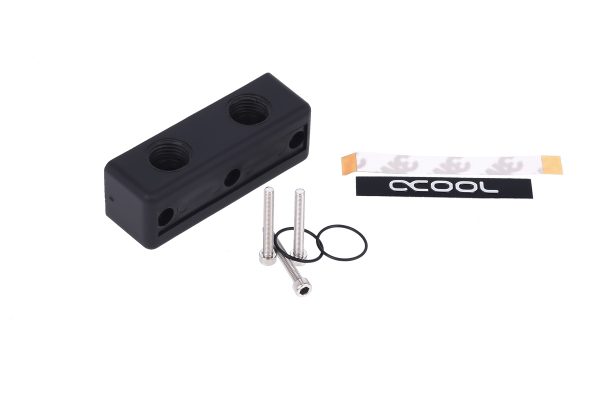 Alphacool Eisblock GPX Acetal terminal block – black