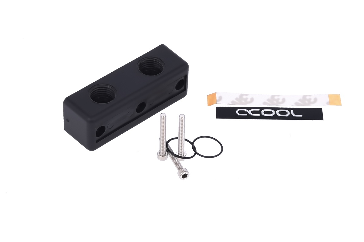 Alphacool Eisblock GPX Acetal terminal block - black