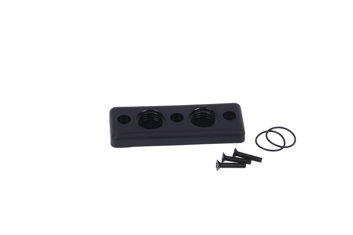 Alphacool Eisblock GPX Acetal terminal cover - black : image 1
