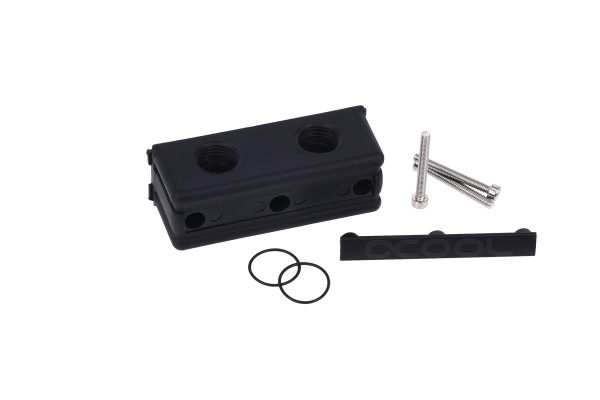 Alphacool Eisblock GPX Plexi terminal block – black
