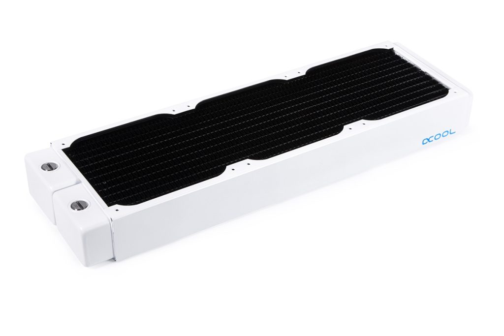 V Raticator Alphacool NexXxoS XT45 Full Copper 360mm Radiator V.2 - White Special ...
