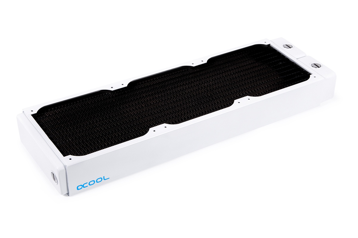 Alphacool NexXxoS XT45 Full Copper 360mm Radiator V.2 - White Special ...