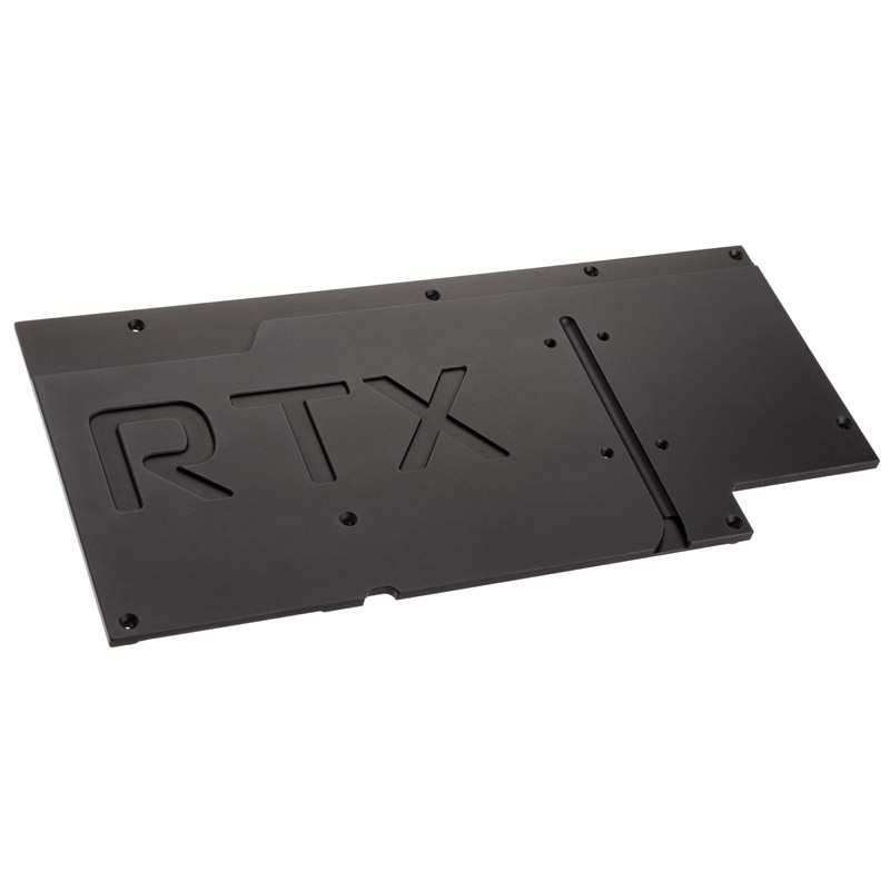 Aqua Computer kryographics NEXT RTX 3080/3090 Strix GPU Backplate - passive, black : image 1