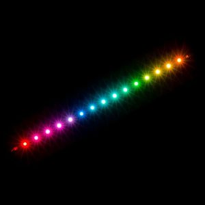 Aqua Computer RGBpx LED strip 27.3cm, width 5mm, 15 addressable LEDs