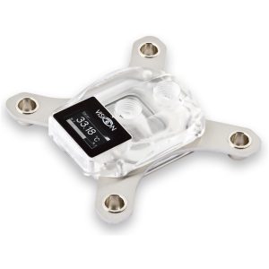 Aquacomputer cuplex kryos NEXT with VISION 1156/1155/1151/1150, acrylic/nickel