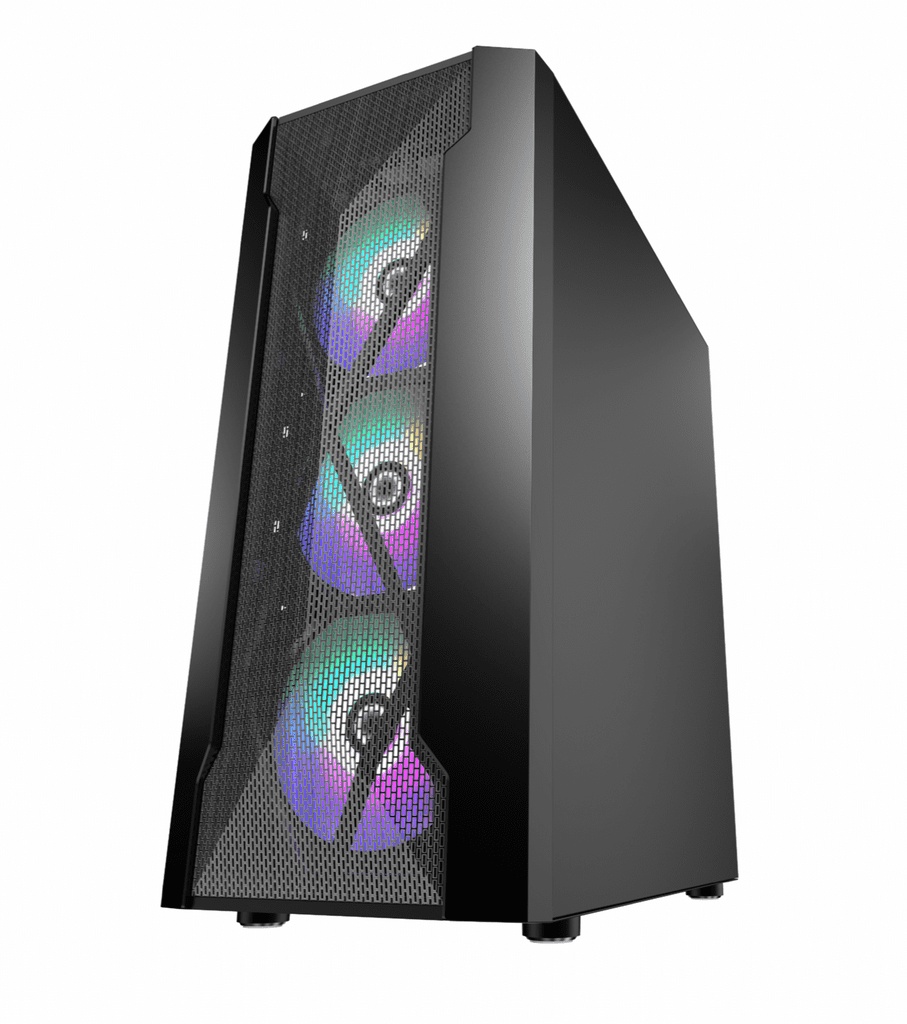 AvP Quasar Mid Tower Case 3 x RGB Fans
