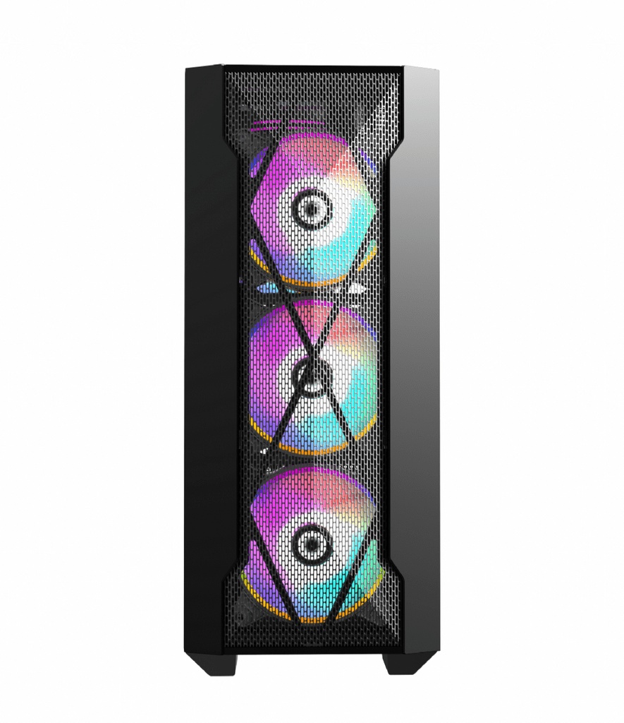 AvP Quasar Mid Tower Case 3 x RGB Fans