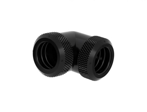 Barrow 14mm OD – Twin Seal Hard Tube 90 Degree Compression Fitting – Black