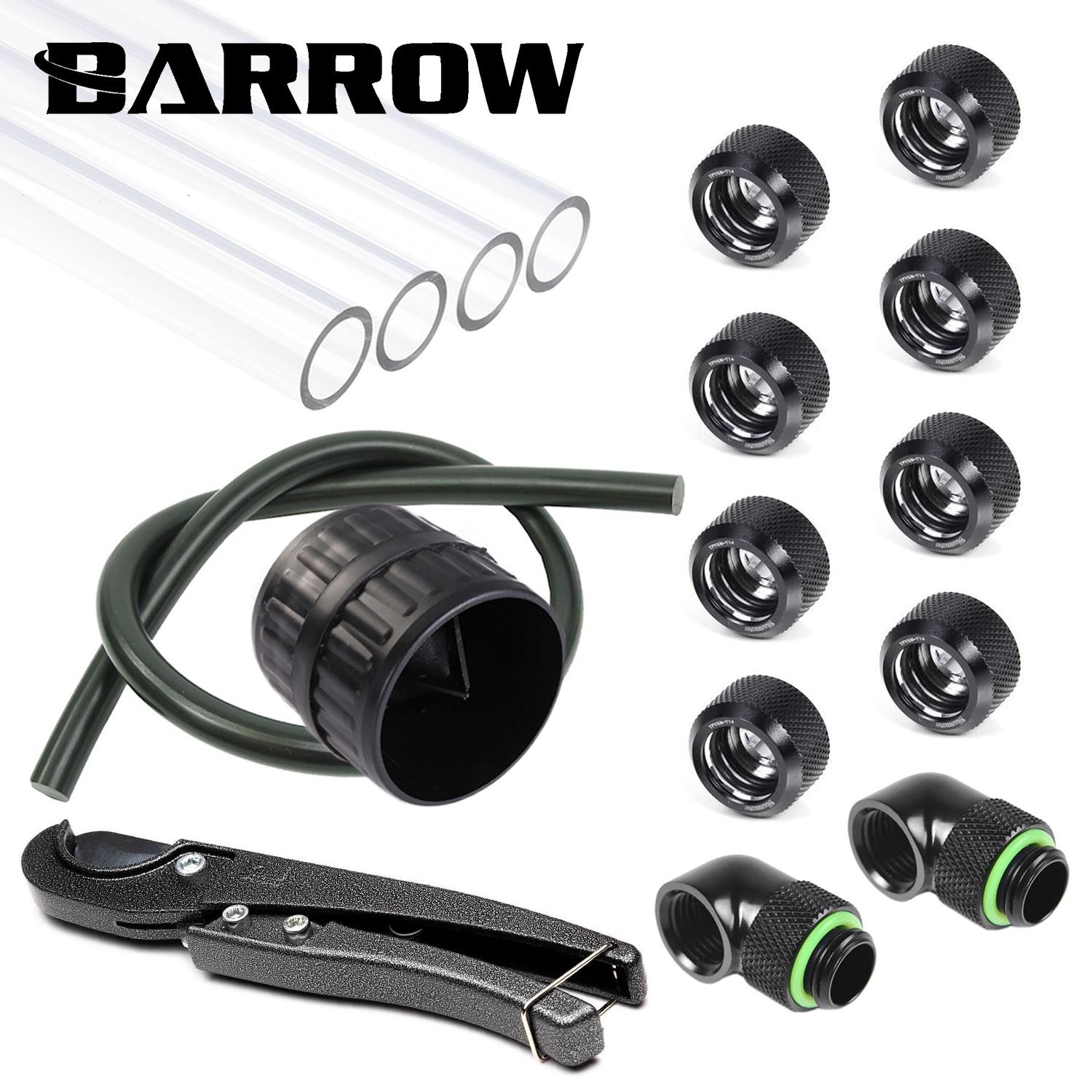 Barrow 16mm PETG Hard Tube Starter Kit - Black