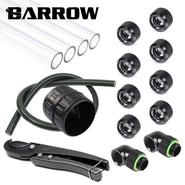Barrow 14mm PETG Hard Tube Starter Kit – Black