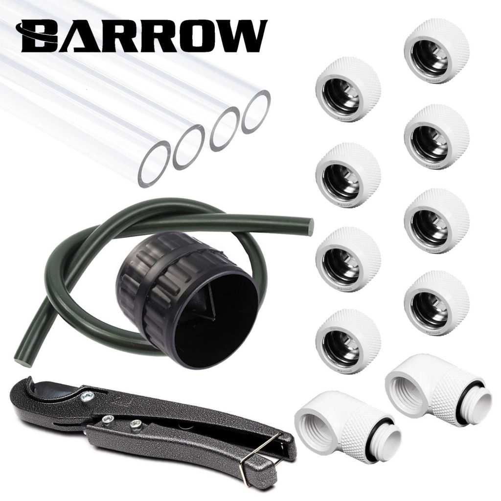 Barrow 14mm PETG Hard Tube Starter Kit - White : image 1