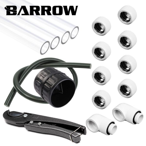 Barrow 14mm PETG Hard Tube Starter Kit – White