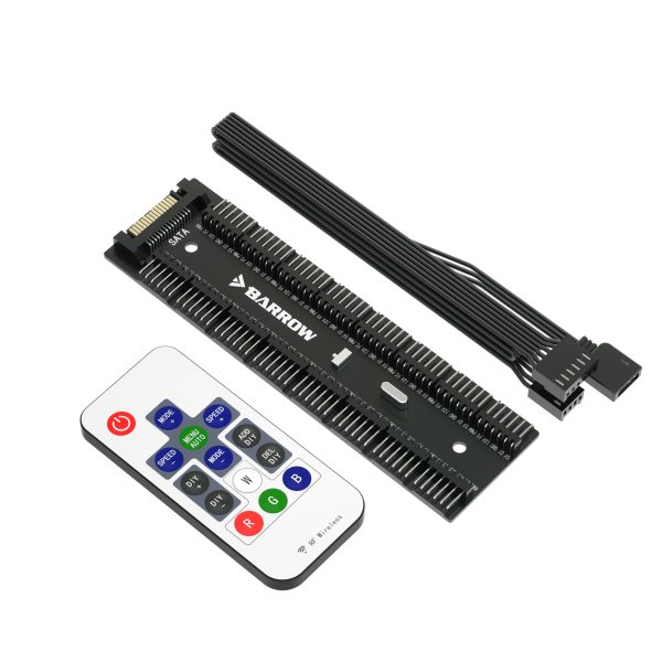 Barrow 16 Channel SATAPower, 6Pin – 5v RGB Controller with Remote
