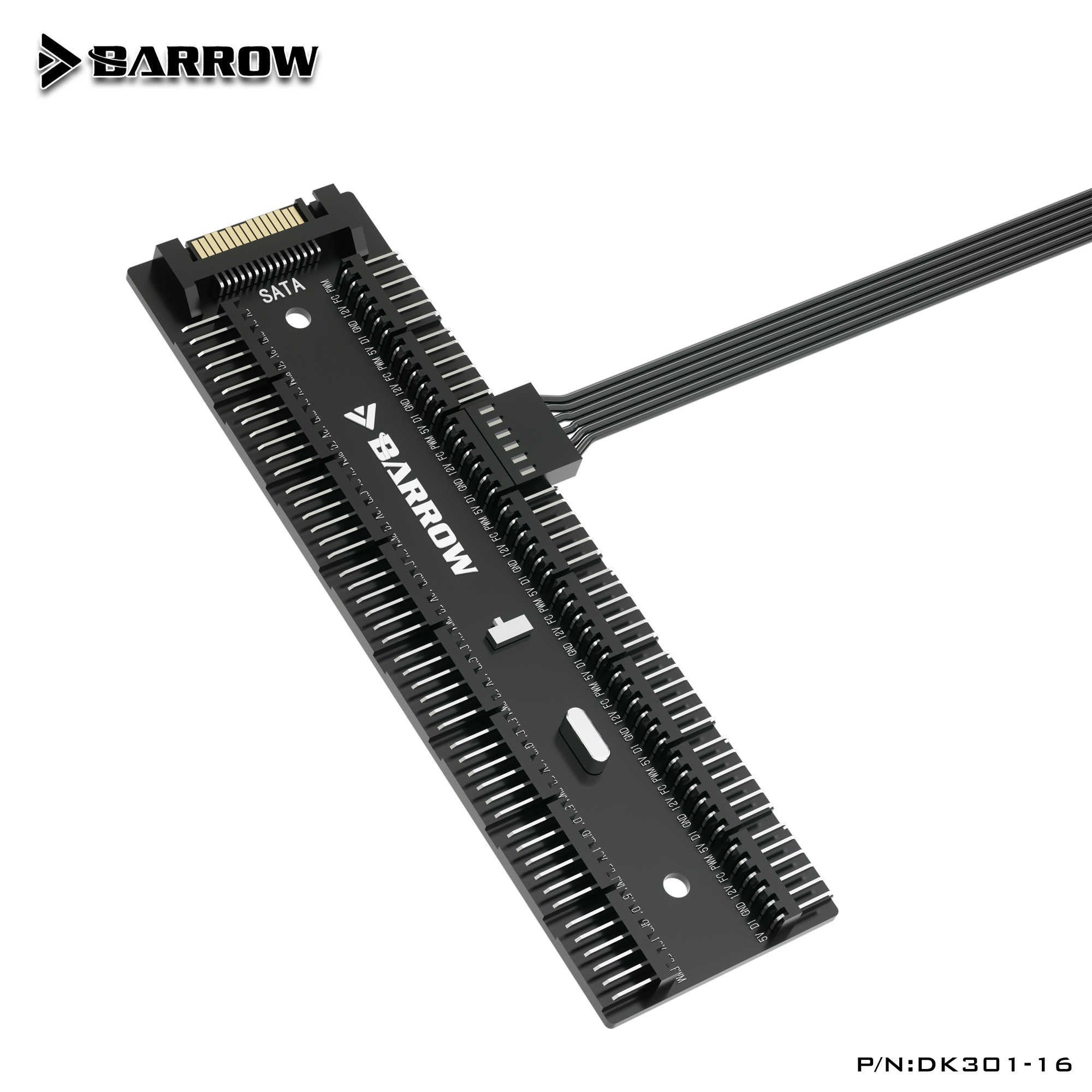 Barrow 16 Channel SATAPower, 6Pin - 5v RGB Controller with Remote