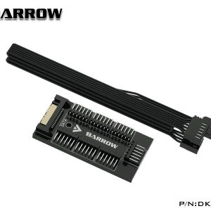 Barrow 7 Way SATA Power, 3Pin - 5v or 4Pin 12v Full Function Fan or RGB Hub