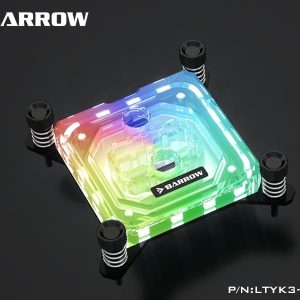 Barrow Acrylic Micro Jet CPU Waterblock, LRC 2.0 RGB, INTEL 115x / 1700 - Black