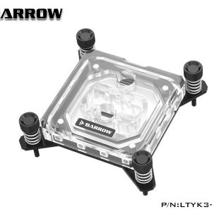 Barrow Acrylic Micro Jet CPU Waterblock, LRC 2.0 RGB, INTEL 115x / 1700 - Black