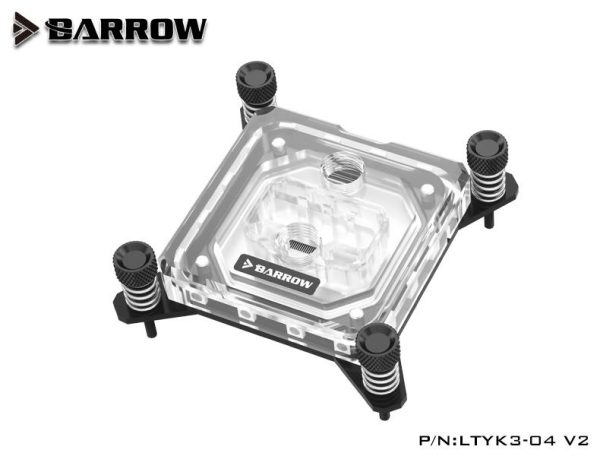 Barrow Acrylic Micro Jet CPU Waterblock, LRC 2.0 RGB, INTEL 115x / 1700 – Black