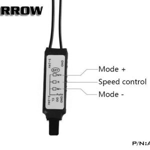 Barrow ARSKZQ 5v LRC2.0 Simple 3Pin RGB Inline Lighting Controller