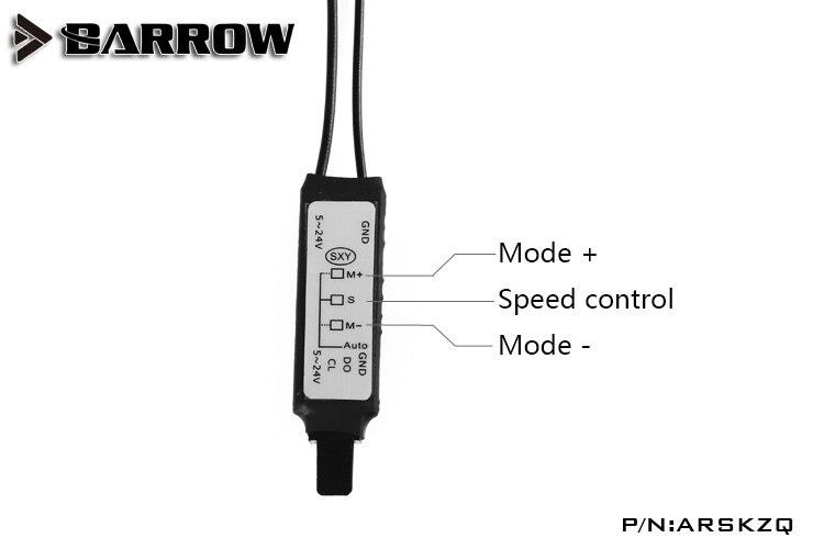 Barrow ARSKZQ 5v LRC2.0 Simple 3Pin RGB Inline Lighting Controller