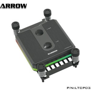 Barrow Composite Edition Micro Jet CPU Waterblock, LRC 2.0 RGB, AMD AM4, AM5 - Black : image 1