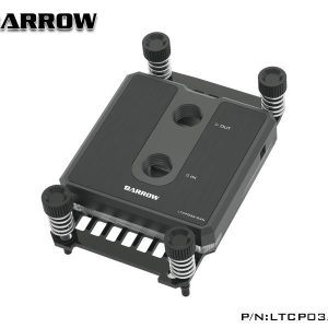 Barrow Composite Edition Micro Jet CPU Waterblock, LRC 2.0 RGB, AMD AM4, AM5 - Black : image 2