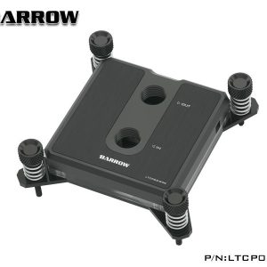 Barrow Composite Edition Micro Jet CPU Waterblock, LRC 2.0 RGB, INTEL 115x, 1200, 1700 - Black