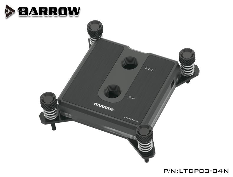 Barrow Composite Edition Micro Jet CPU Waterblock, LRC 2.0 RGB, INTEL 115x, 1200, 1700 - Black