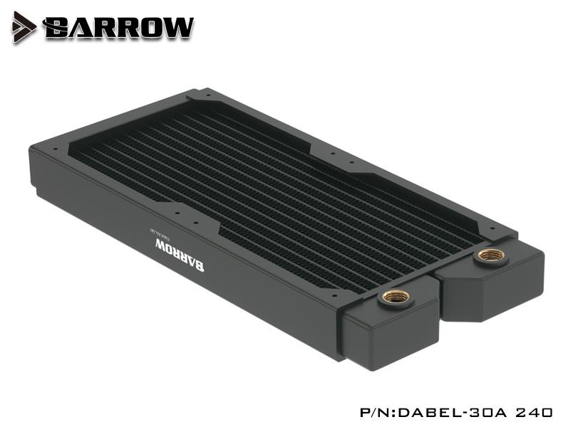 Barrow Composite Micro Jet Series, 240mm RGB Hard Tube Watercooling Kit - AMD