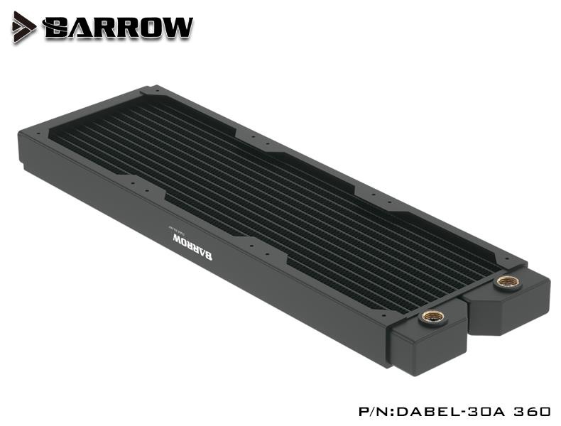 Barrow Composite Micro Jet Series, 360mm RGB Hard Tube Watercooling Kit - AMD